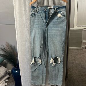 Abercrombie & Fitch 90s straight ultra high rise